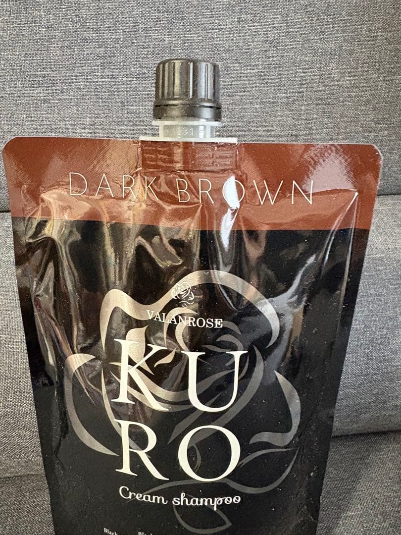 KURO Cream shampoo ダークブラウン 3個