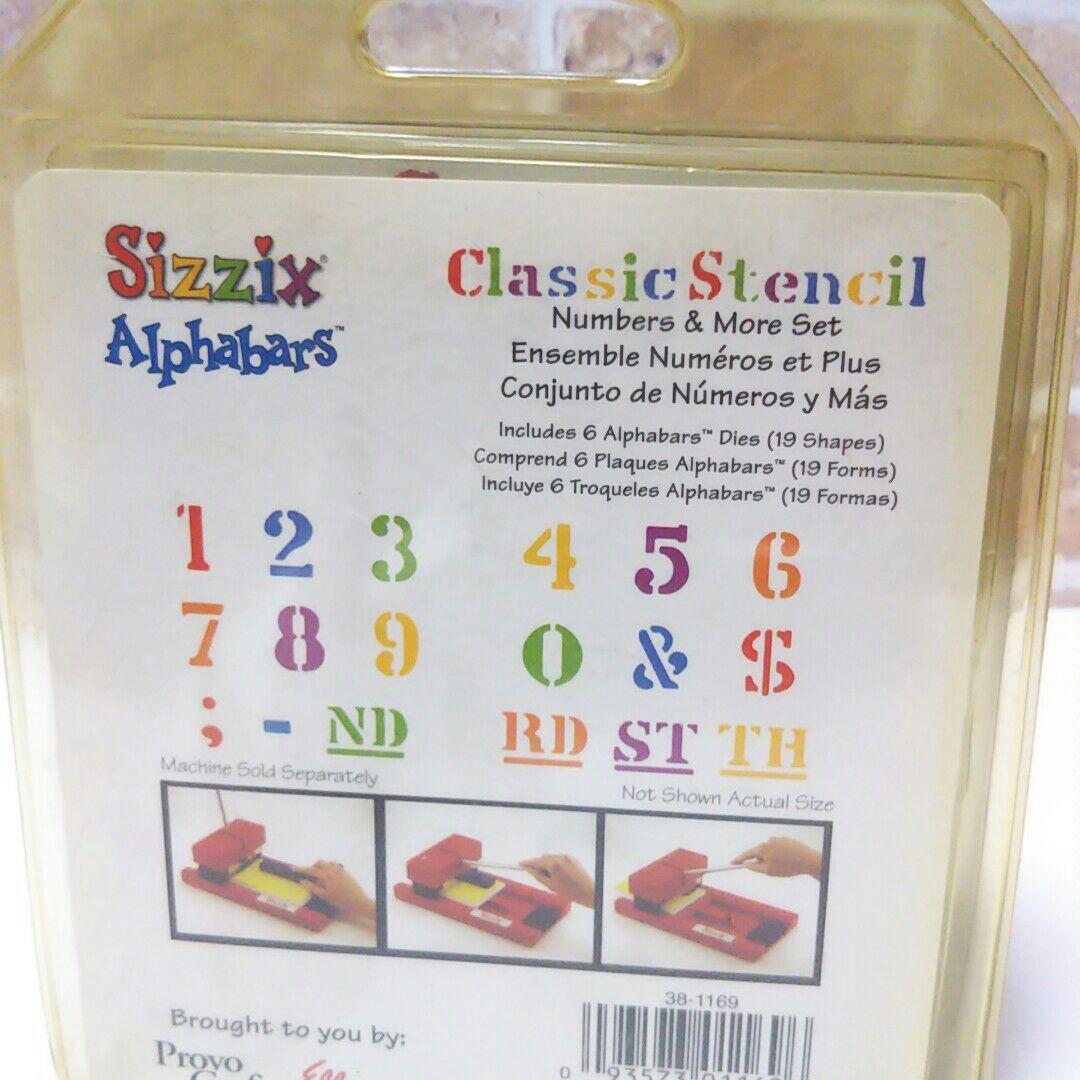 シジックス アルファベット ダイ クラシック ステンシル