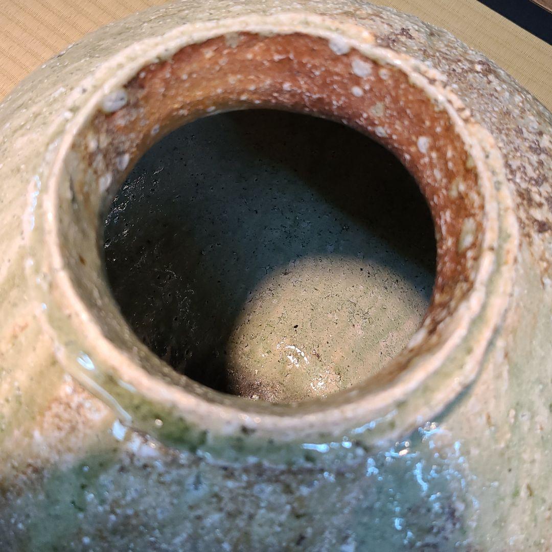 信楽焼 古谷和也作 壷 径1尺1寸（約33cm） 共箱なし 本物保証