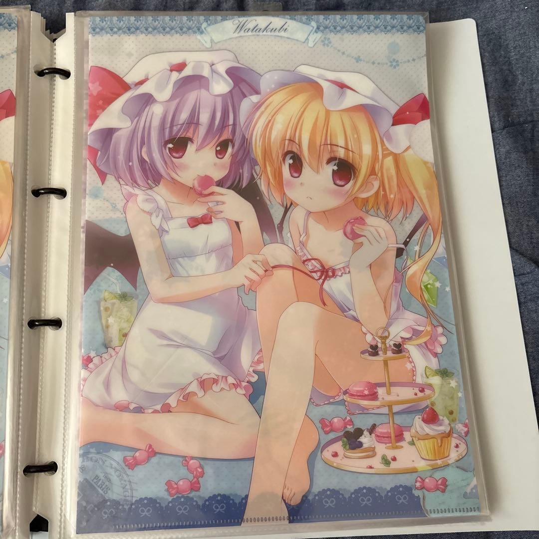 東方project レミフラ　フラン　パジャマ　美少女　クリアファイル　VY14