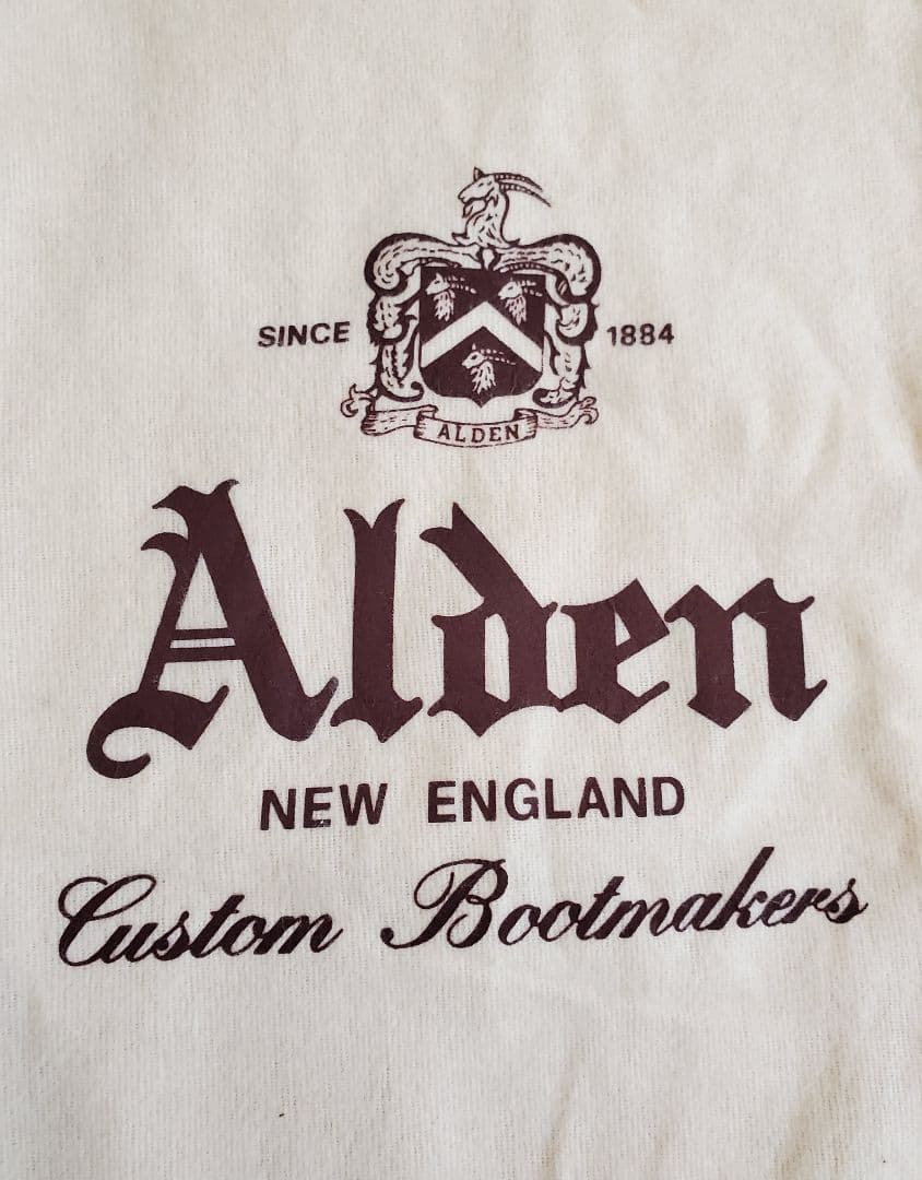 【別注】BEAMS×ALDENスコッチ & コードバン Vチップ7.5 黒