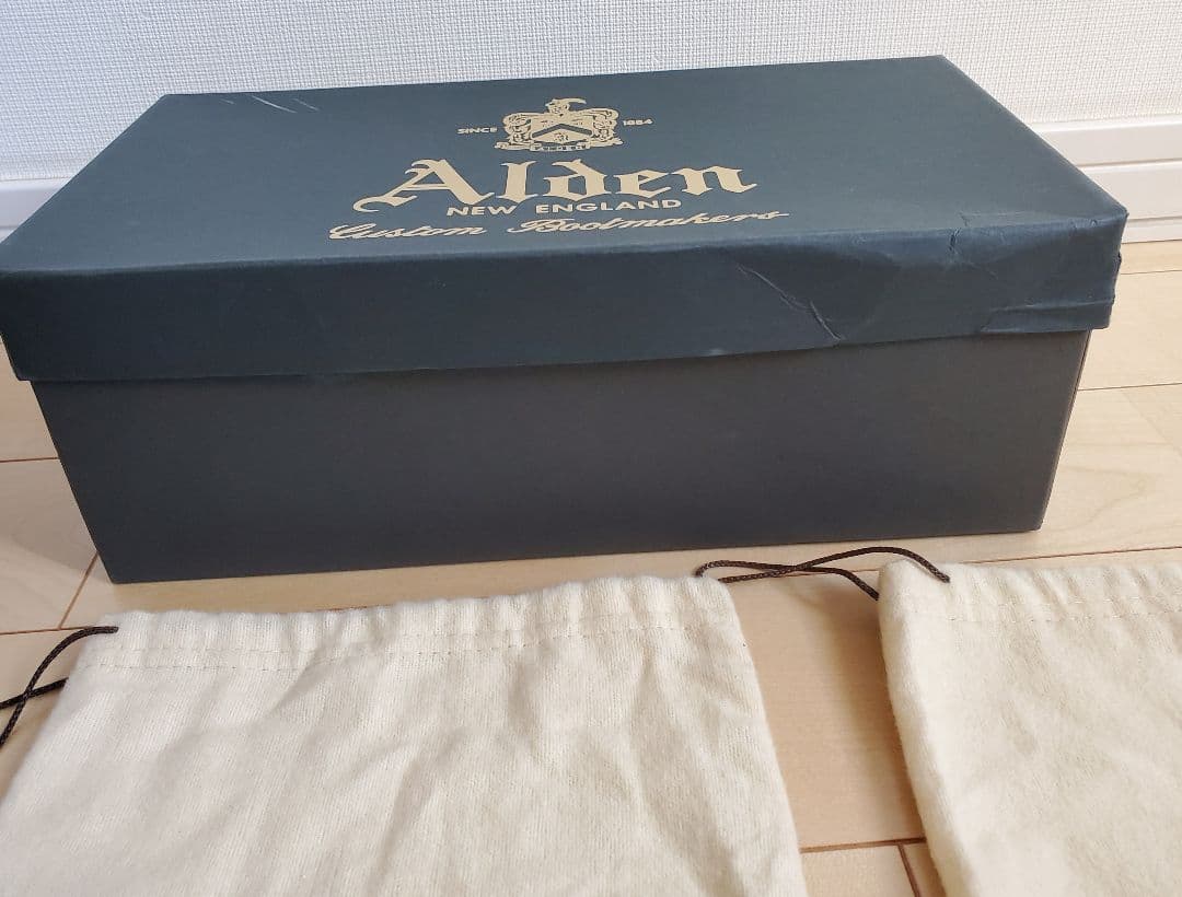 【別注】BEAMS×ALDENスコッチ & コードバン Vチップ7.5 黒