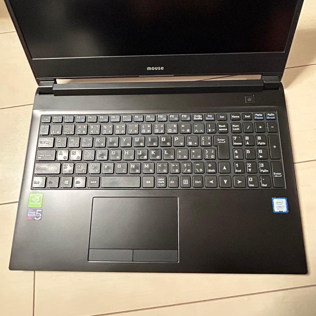NVIDIAグラボ搭載 Mouse i7 メモリ32GB ノートパソコン