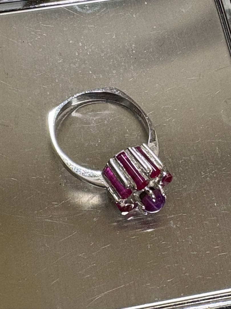 ふ*ろ様 リング　ジュエリー　レディース　石付き　金