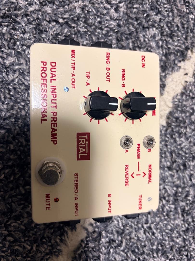 TRIAL DUAL INPUT PREAMP PROFESSIONAL 完動品