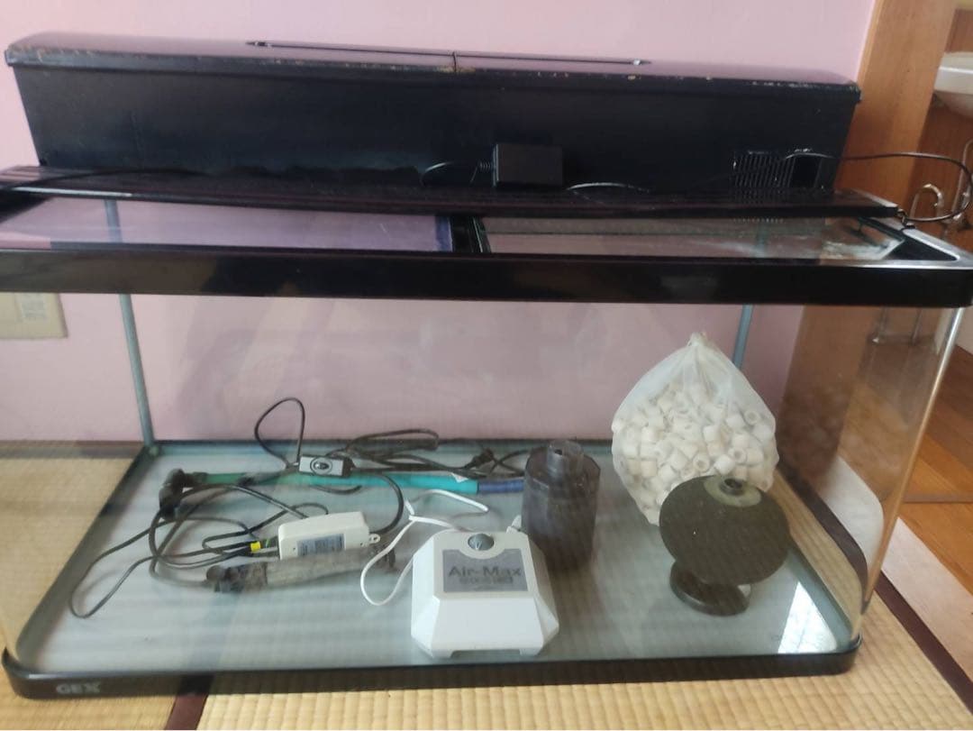 コトブキ　90cm ガラス水槽 フルセット　曲げガラス