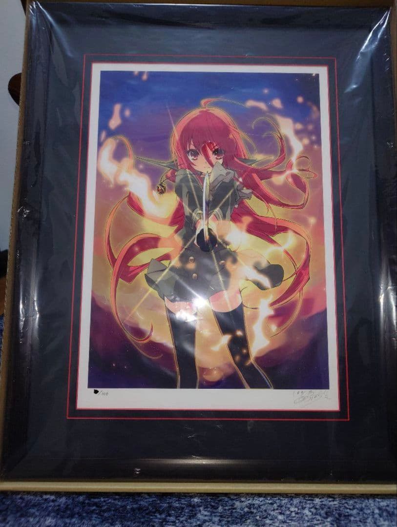 灼眼のシャナ　いとうのいぢ　直筆サイン入り　シリアルナンバー1桁　当時入場券付き