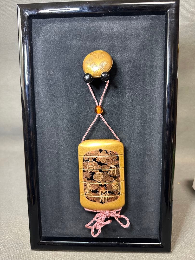 蒔絵　印籠　漆器　古美術品　 細密細工　骨董　アンティーク　彫刻 工芸品