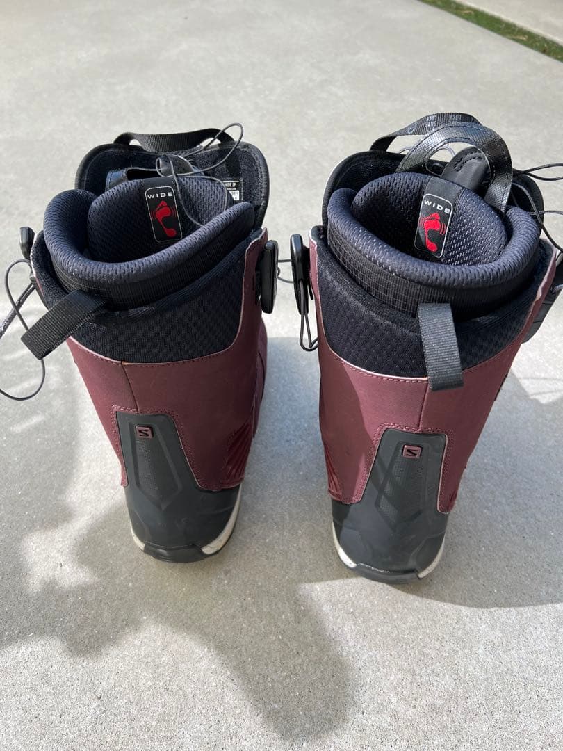 Salomon スノーボードブーツ バーガンディ