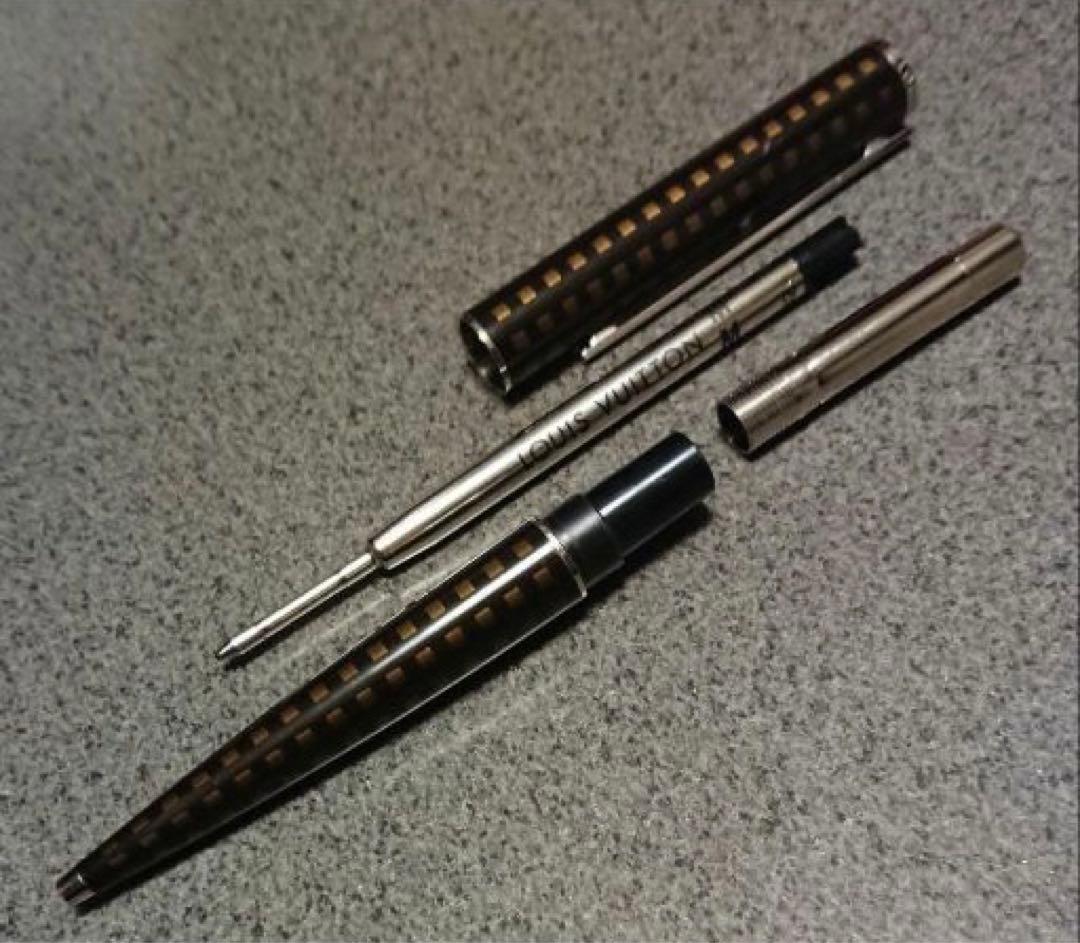 ルイヴィトン ボールペン used 黒×ゴールド