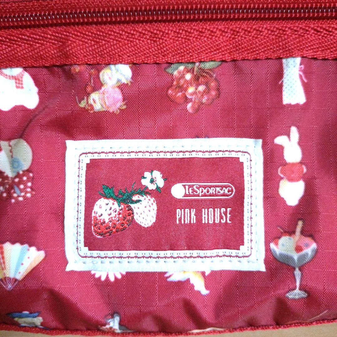 LeSportsac×ピンクハウス ショルダーバッグ 赤 新品タグ付 2way