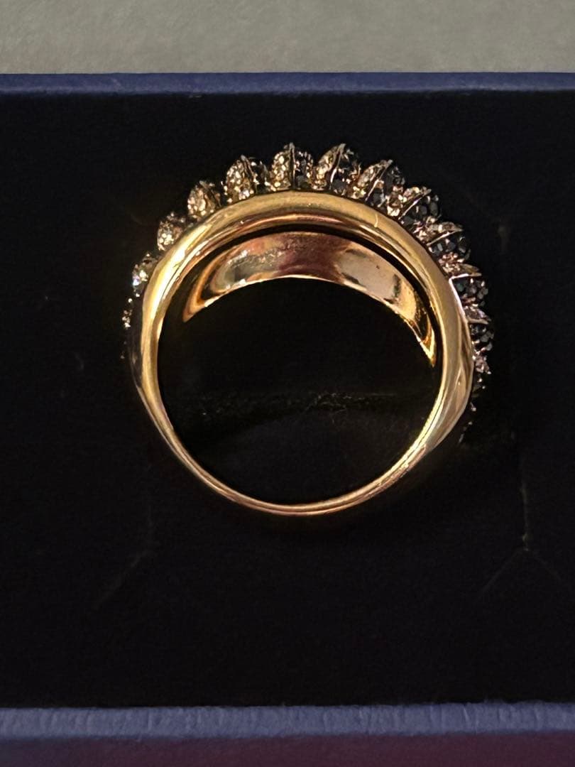 Swarovski domed ラグジュアリードームド リング 52/11号