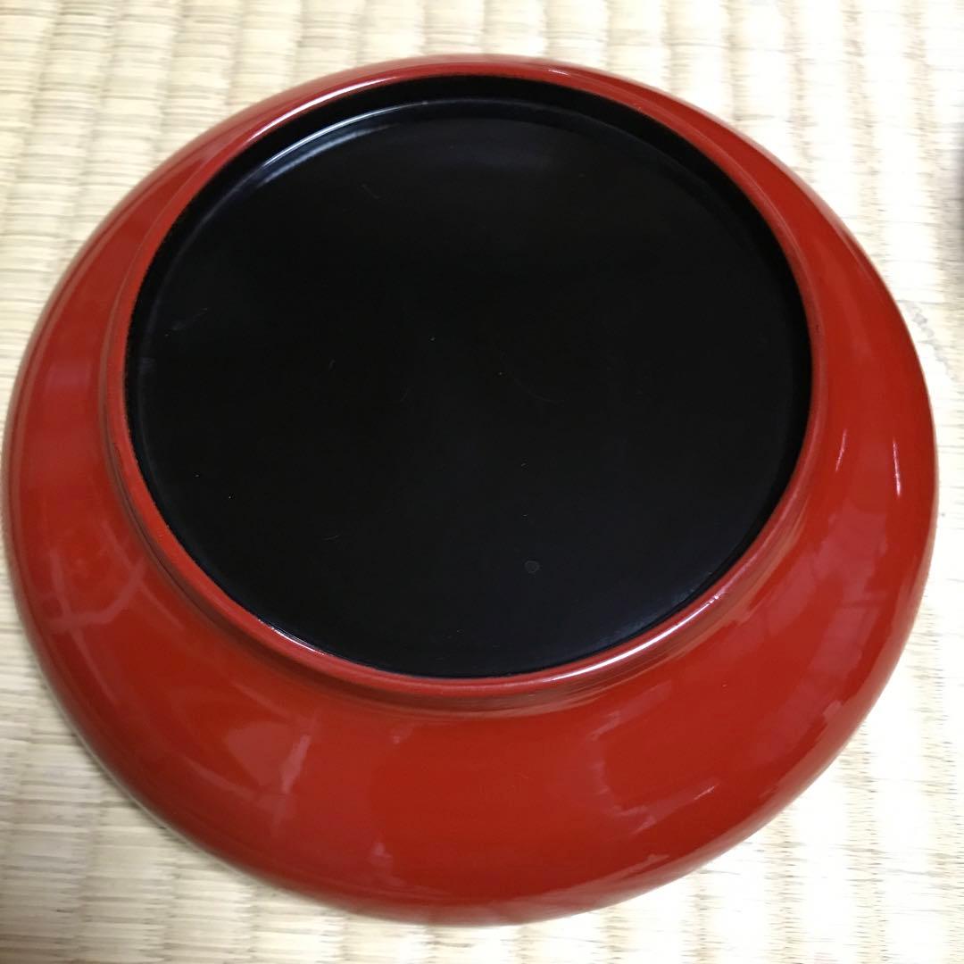 輪島塗 刺身皿10客セット漆器 エビと竹のデザインセット