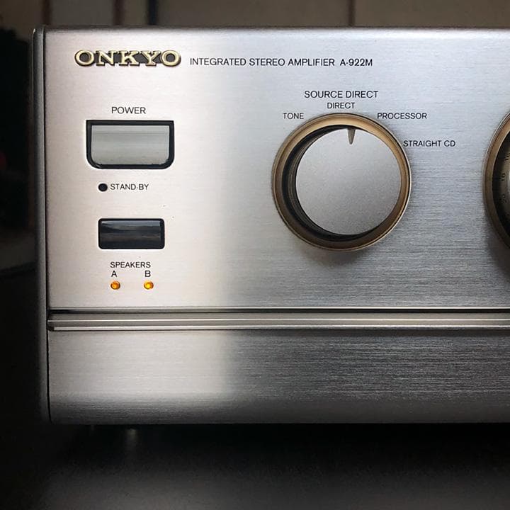 ONKYO【A-922M】プリメインアンプ（リモコン付）