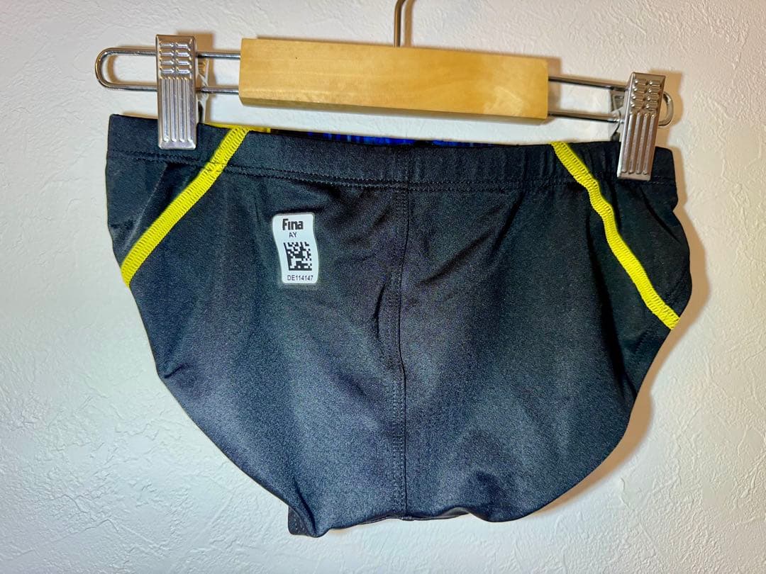 ジ*1様 arena メンズ 競パン Mサイズ　【ブラック×イエロー×ブルー】