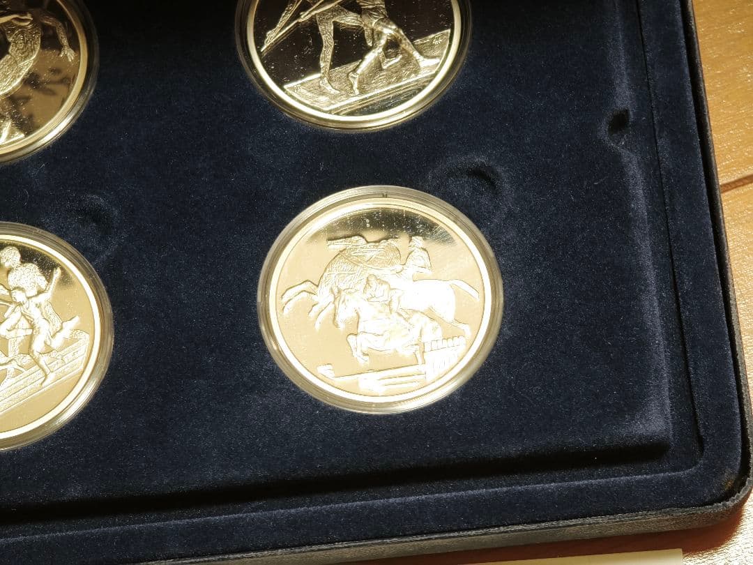 アテネオリンピック記念銀貨　プルーフセット 銀正味188.7g