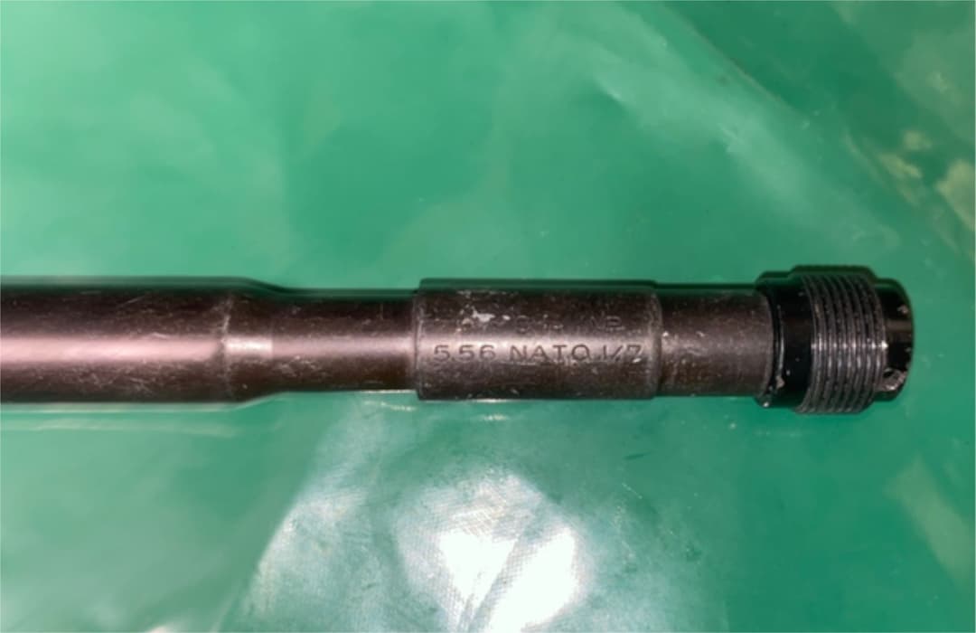 エアガン用　アウターバレル　5.56 NATO1/7