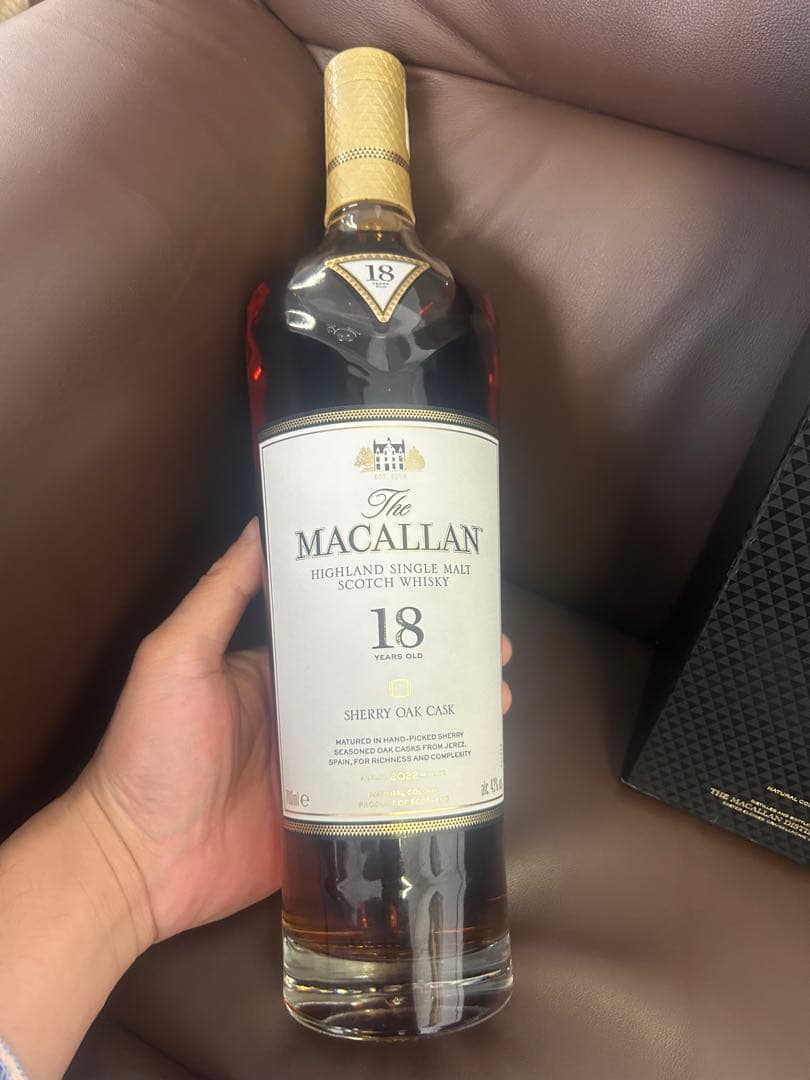 ザ  マッカラン  18年  シェリーオーク  2021 1本2022  1本