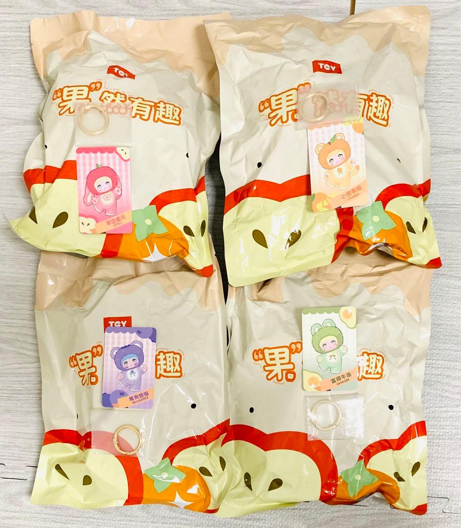 【新品未開封4点セット】TOPTOY NOMMI 果然有趣 ぬいぐるみ 果物