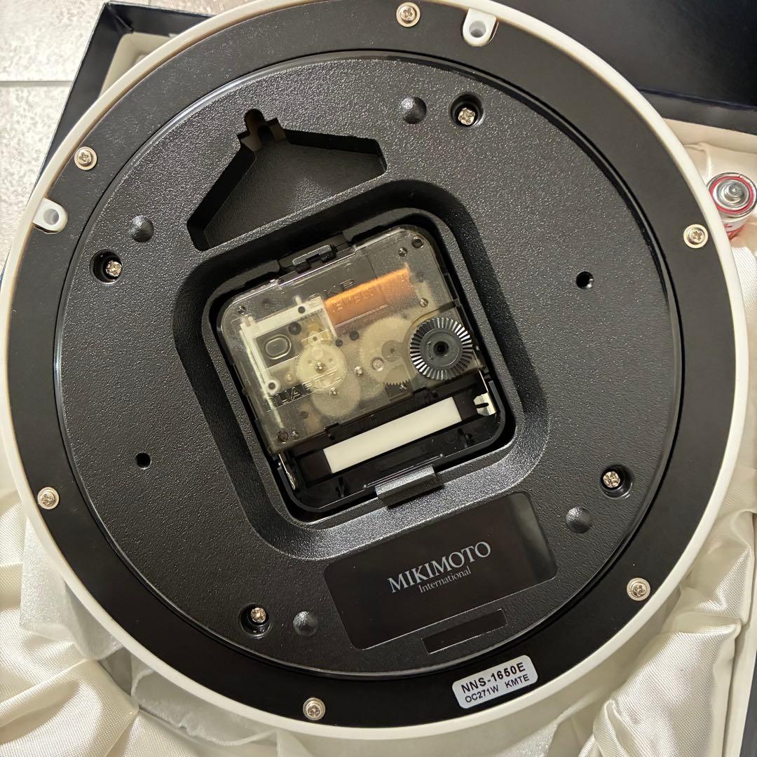 【新品未使用】レア‼️MIKIMOTO ミキモト　パール　掛け時計
