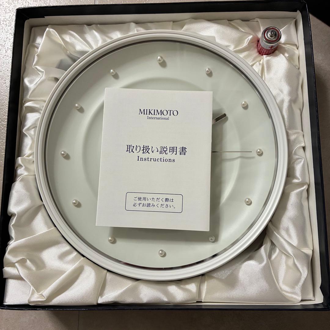 【新品未使用】レア‼️MIKIMOTO ミキモト　パール　掛け時計