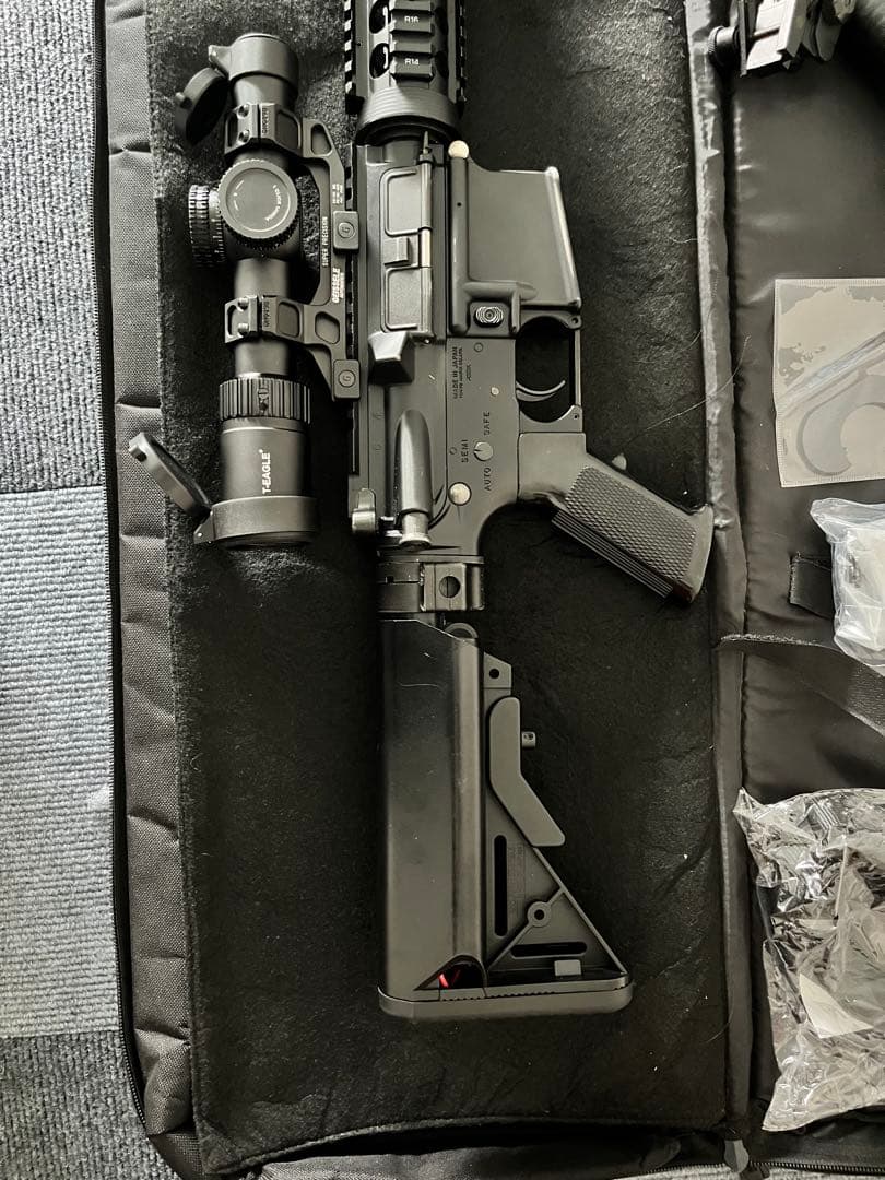 東京マルイ　次世代M4 新品スコープ、斜めフォアグリップ付き