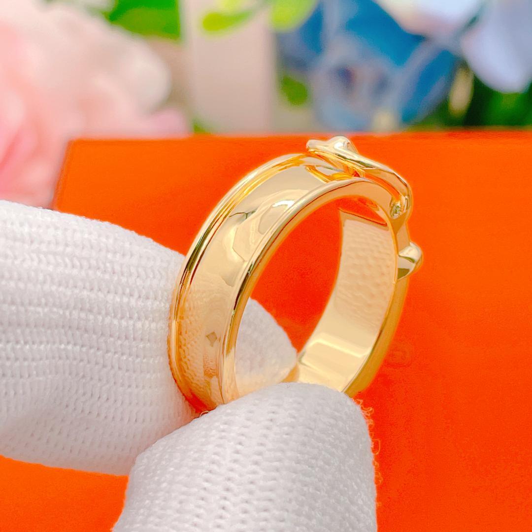 ◇エルメス◇新品仕上済 サンチュール スカーフリング ゴールド ブランド 5.6