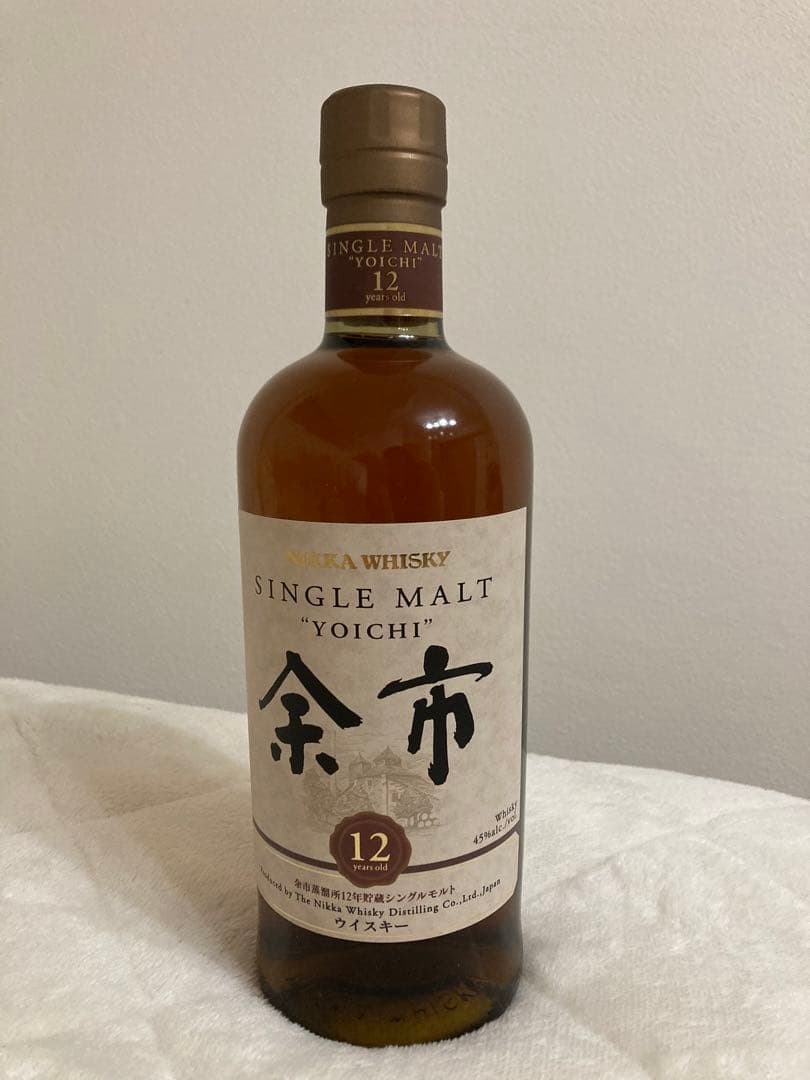 ニッカ ウイスキー 余市 12年 シングルモルト 新品箱付き レア 終売品 酒
