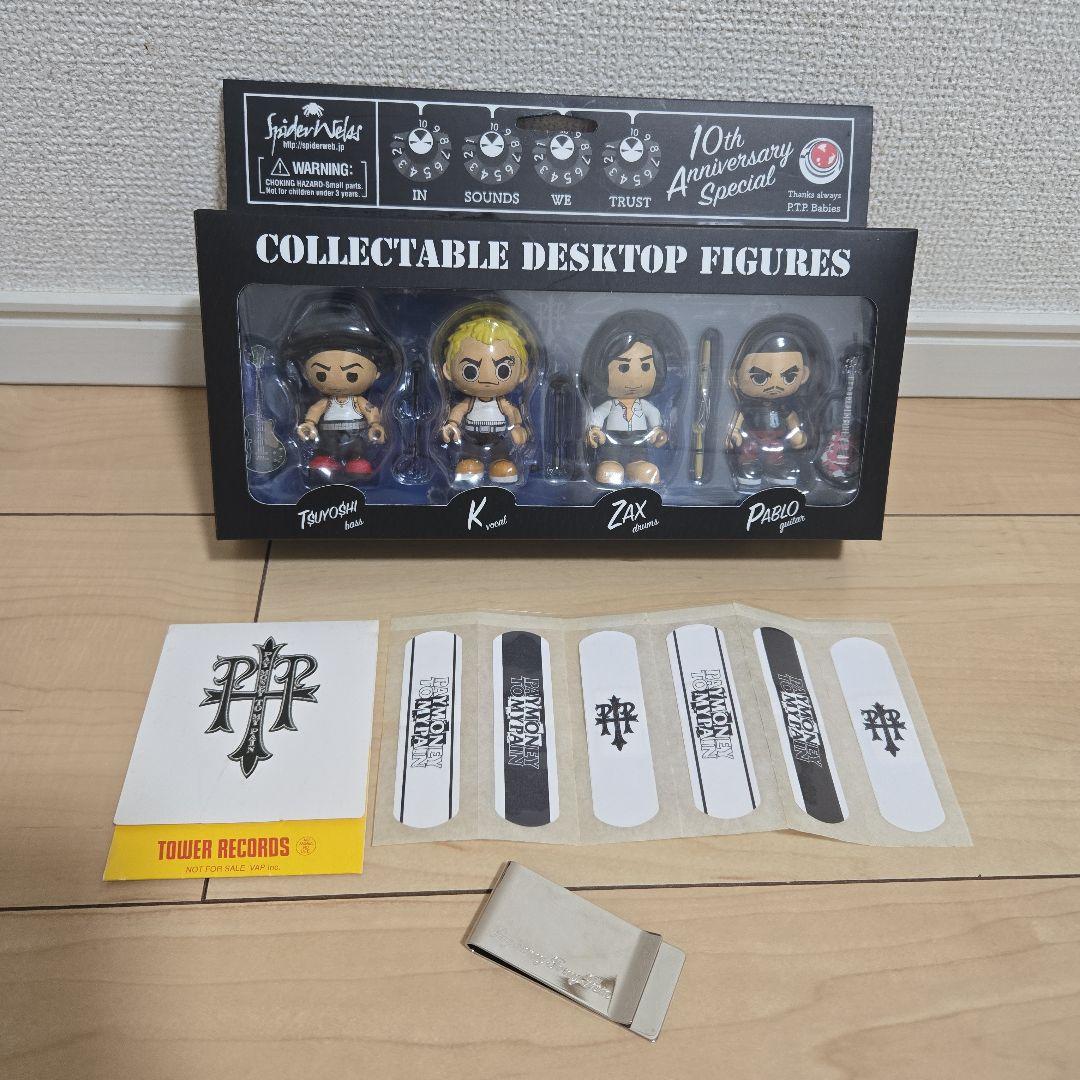 ptp 1000個 限定フィギュア 絆創膏 マネークリップ