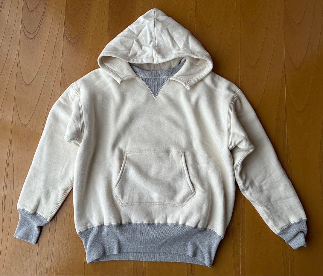 ヘラーズカフェ42ダブルフェイスパーカ ウエアハウス ラバープリント