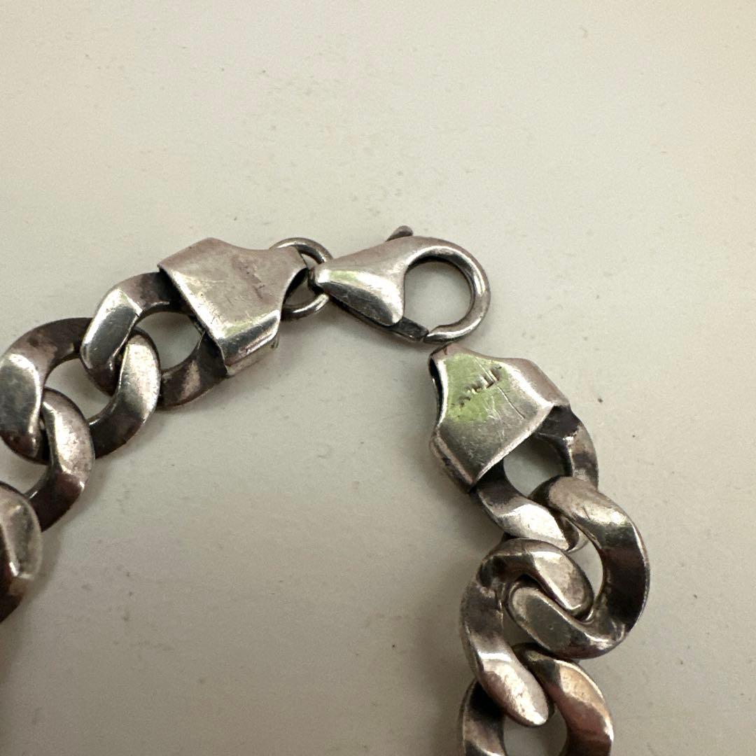 ヴィンテージイタリア製シルバー925 喜平ブレスレット/ ITALY 925