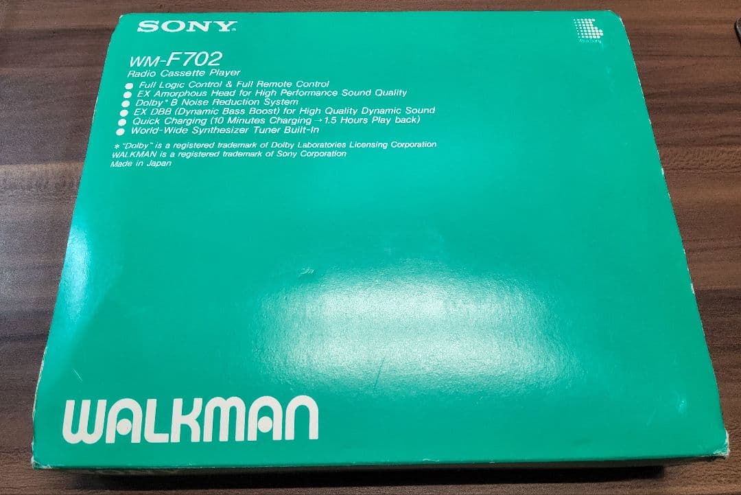 【未使用デットストック】SONY ウォークマン WM-F702 ブラック 整備品