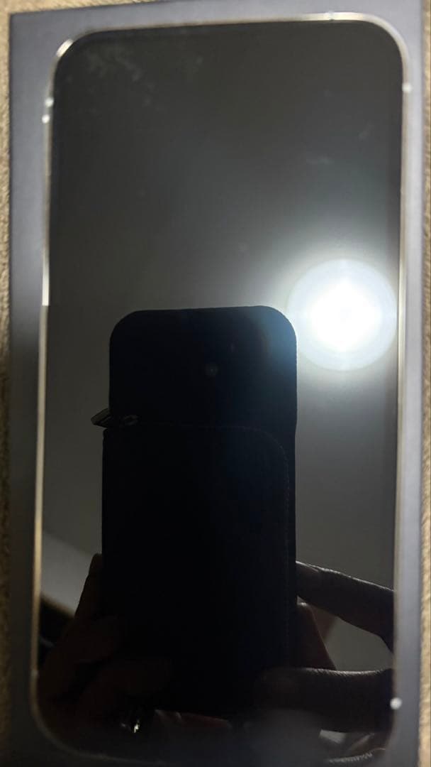 iPhone13pro 電池100%128GB ホワイトSIMフリーIFace付