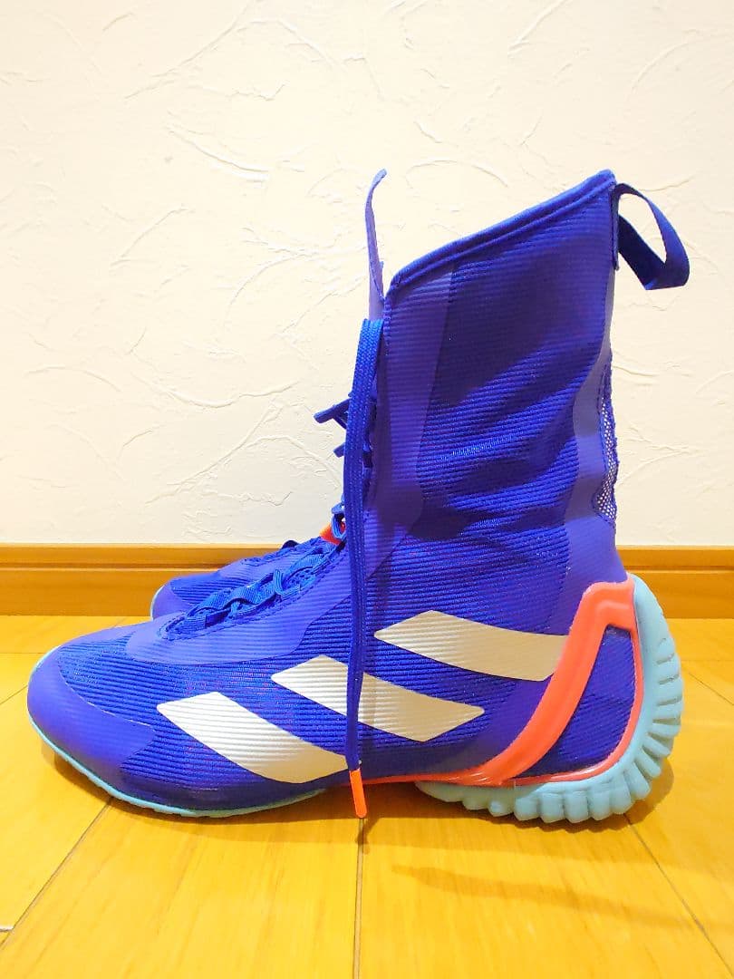 adidas 青 ハイカット ボクシングシューズ SPEEDEX ULTRA