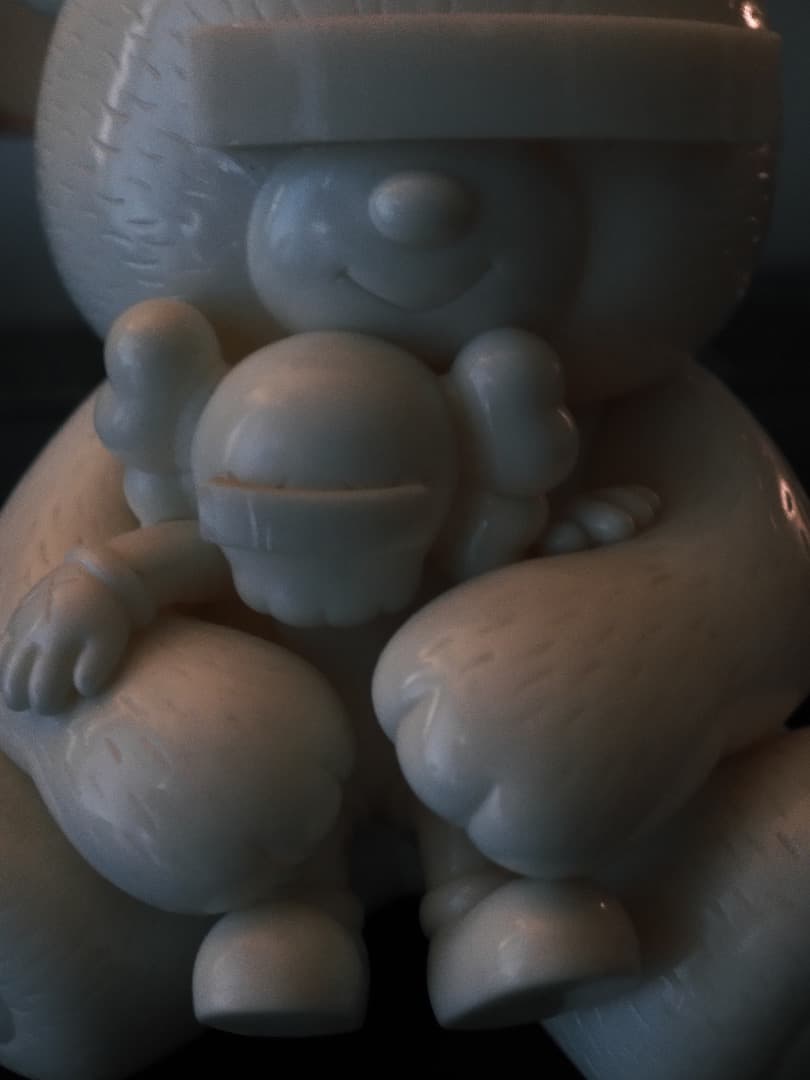 UNDERCOVER × KAWS ベアーコンパニオン 白 フィギュア