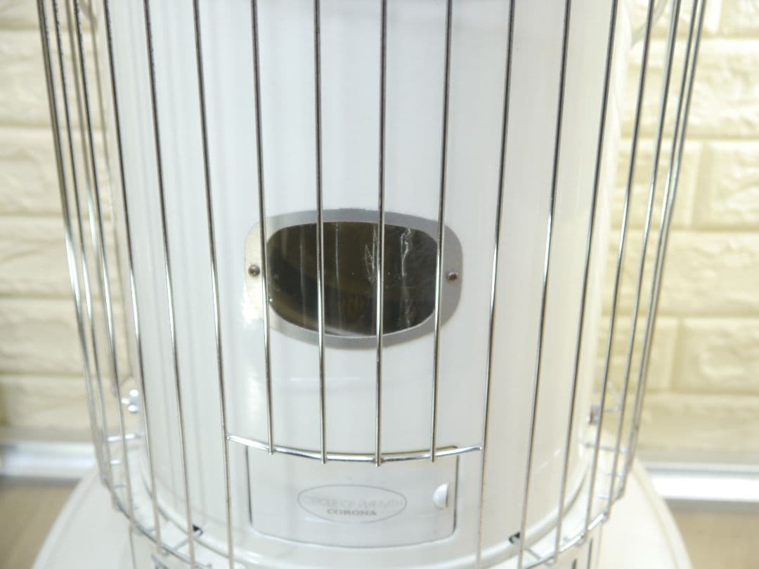 2014 ホワイト 石油ストーブ 安全ガード付き