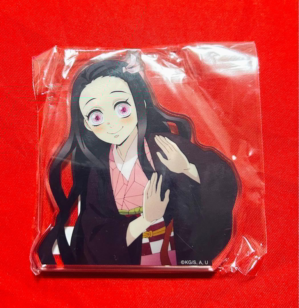 太陽を克服した禰豆子のひょっこりアクリルブロック