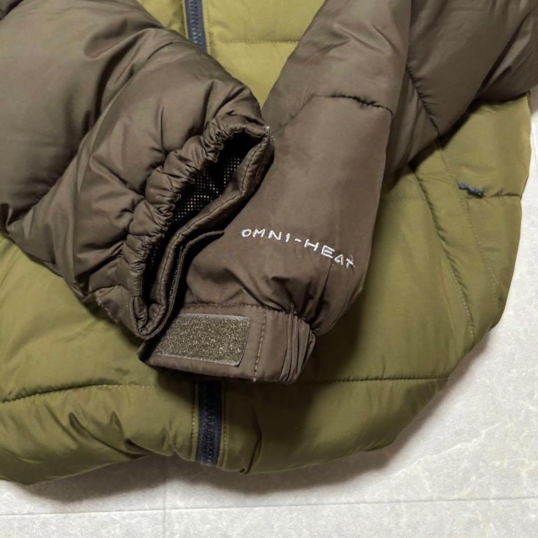 ね*む様 Columbia hooded puffer jacket グリーン