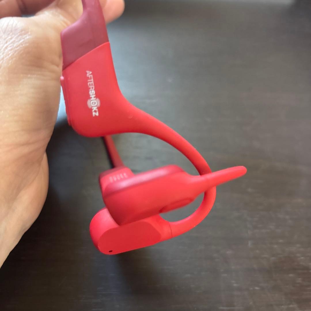 Aftershokz Aeropex レッド 骨伝導イヤホン