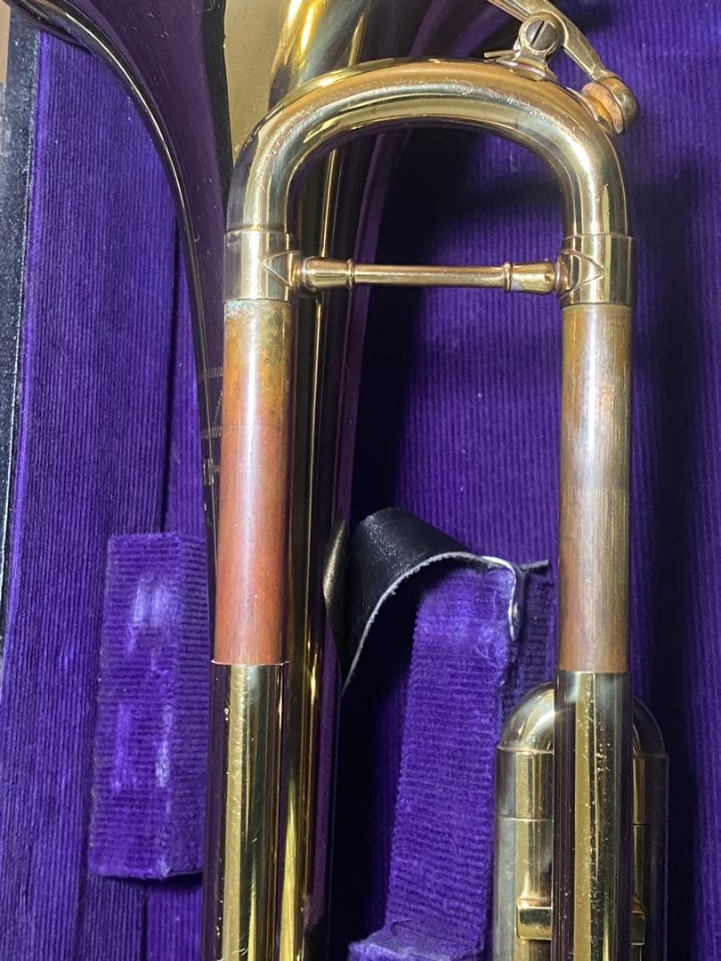 トランペット　本体 真鍮製 3バルブ ケース付き
