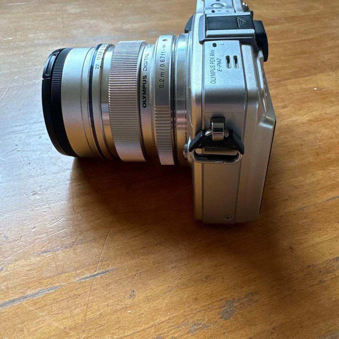OLYMPUS PEN mini E-PM2 充電コード レンズ レンズの袋