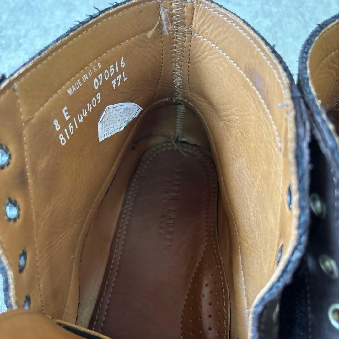 貴重 USA製 RALPH LAUREN モカシンブーツ