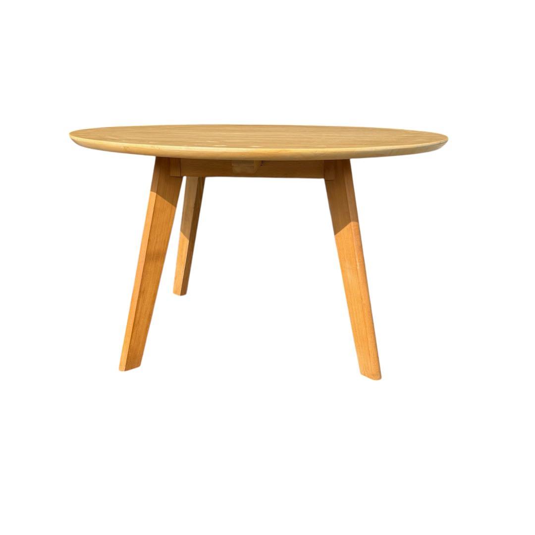 HR826 柏木工 ダイニングテーブル 古い丸テーブル　ラウンドテーブル