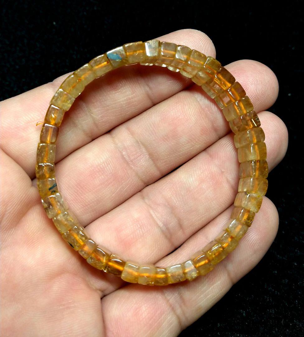 専用【極上,美品】ゴールドタイチンルチルクォーツ《バングル》ブレスレット　希少