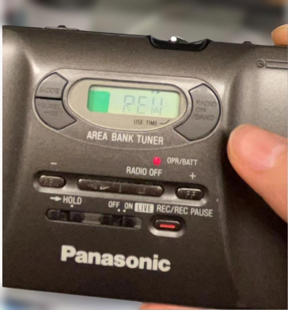 Panasonic RQ-S90F カセットプレーヤー ラジオ・録音機能付き