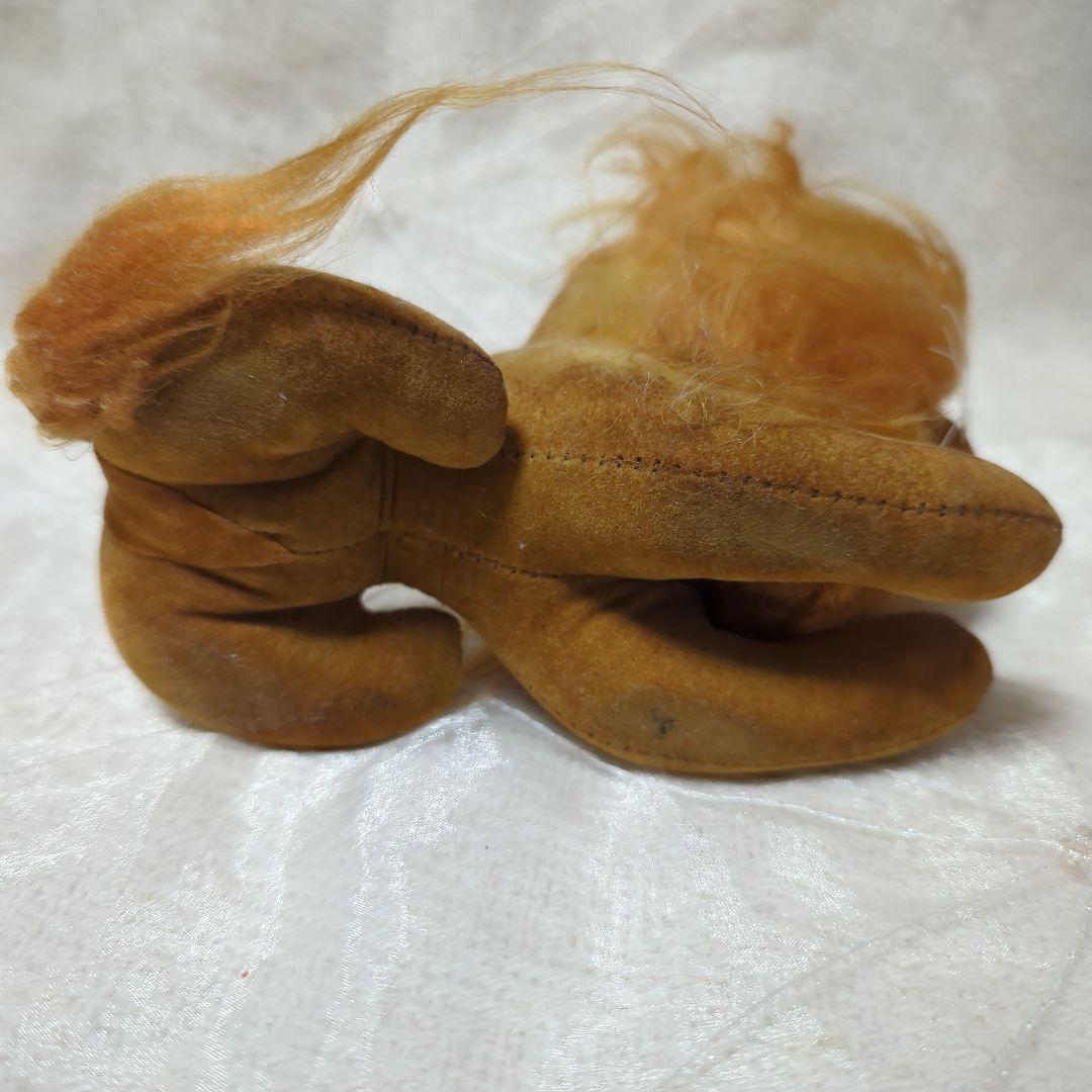 1951年 王子動物園 開園記念 ノベルティ おがくず人形 ライオン