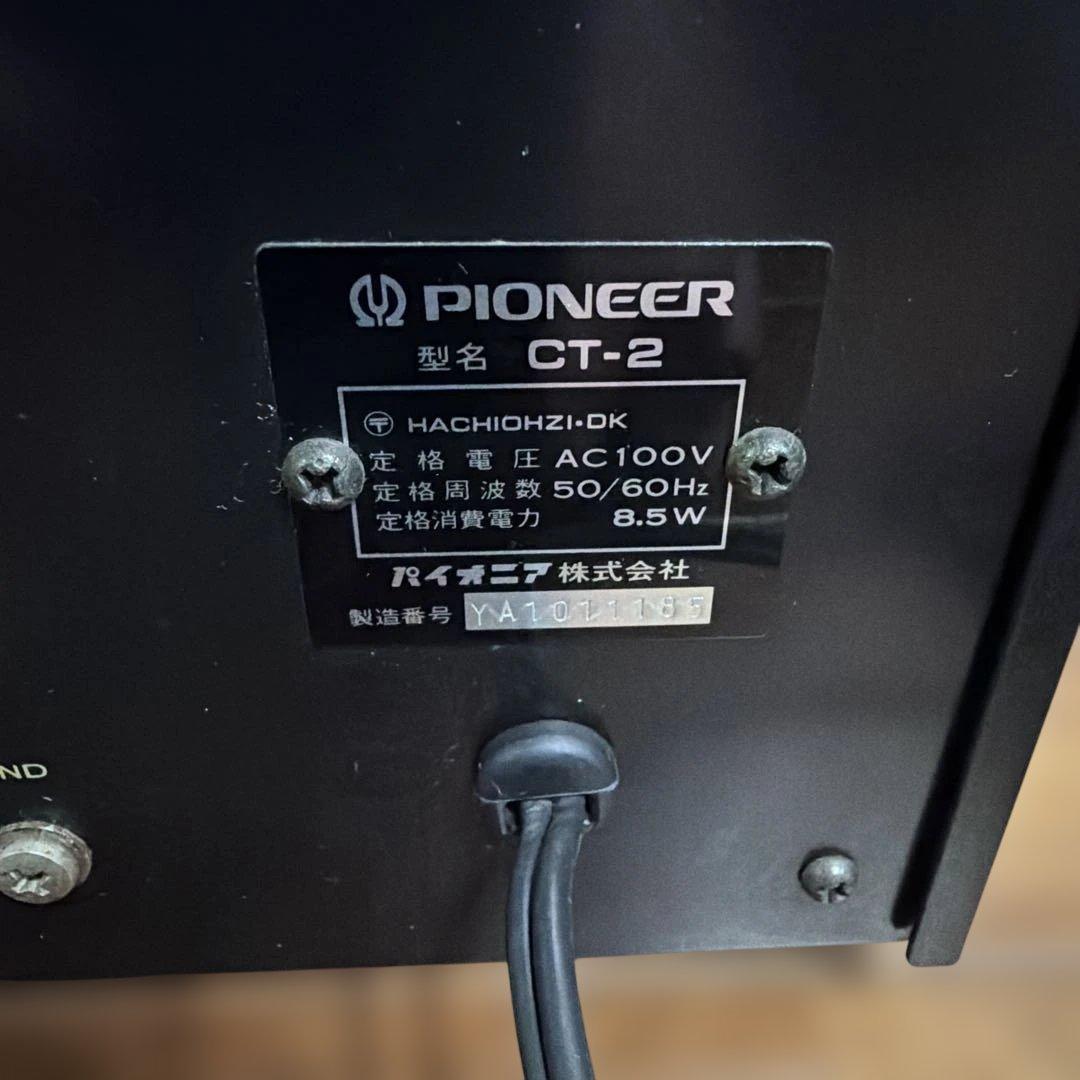 pioneer パイオニア CT-2 ステレオ テープ カセット デッキ 美品