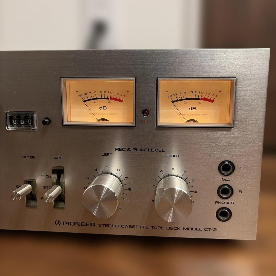 pioneer パイオニア CT-2 ステレオ テープ カセット デッキ 美品