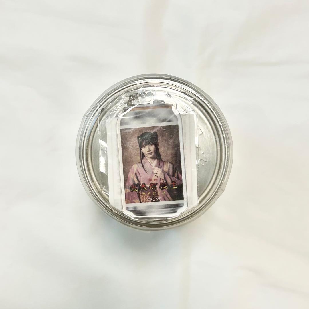 舞台ゲゲゲの謎 ラベル缶 龍賀沙代 アクキー付き