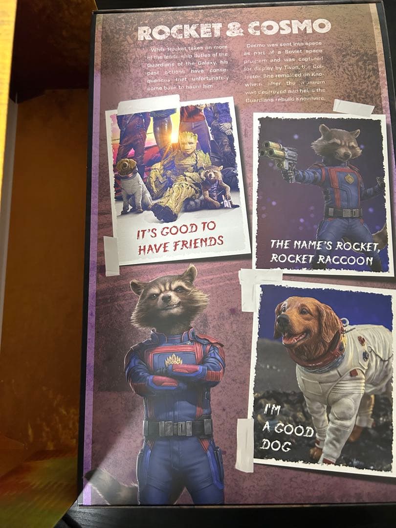 フィギュア ロケット＆コスモ ホットトイズ ガーディアンオブギャラクシー